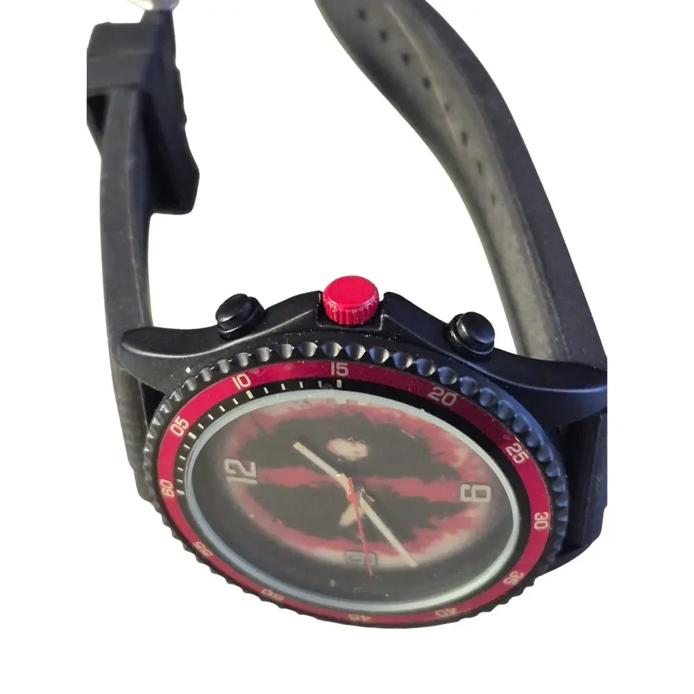 Official Marvel‎ Deadpool Watch New Battery Sharp 46 MM Unisex Fan Favorite